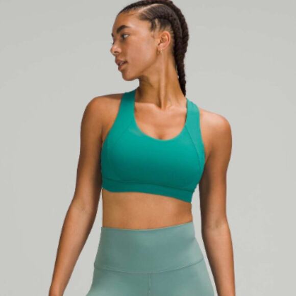 Lululemon Free To Be Elevated Bra *Light Support, DD/E Cup Teal Size 6 - Picture 1 of 7